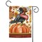 Toland Home Garden Orange and Black Crow Lady Outdoor Rectangular Mini Garden Flag 18" x 12.5"